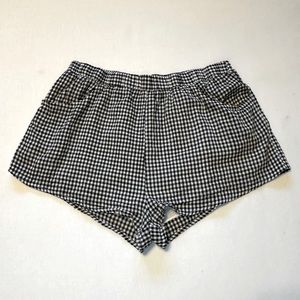 Vintage Honey Punch Checker Shorts